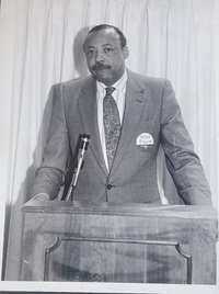 Jerry Brawner at podium