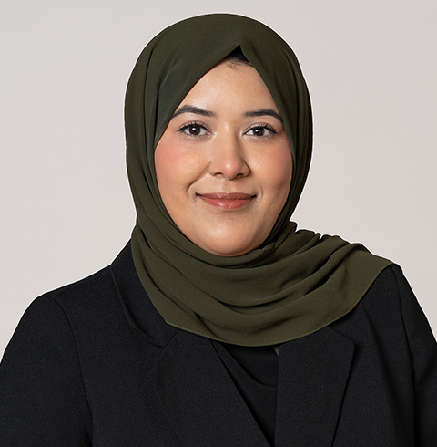 A headshot of Thamanna Hussein.
